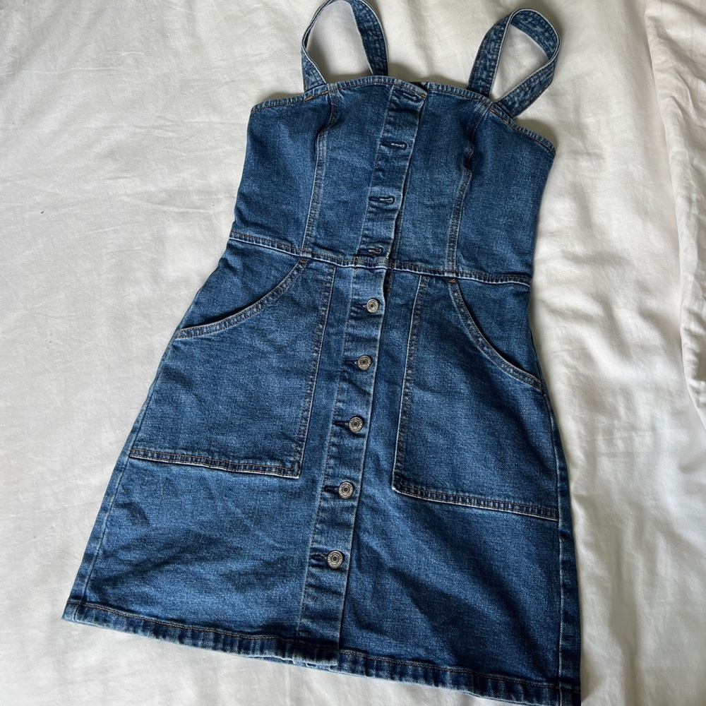 Abercrombie and fitch mini jean dress